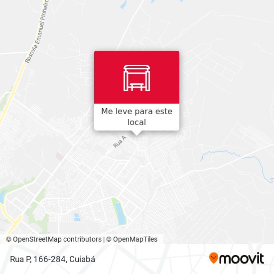 Rua P, 166-284 mapa