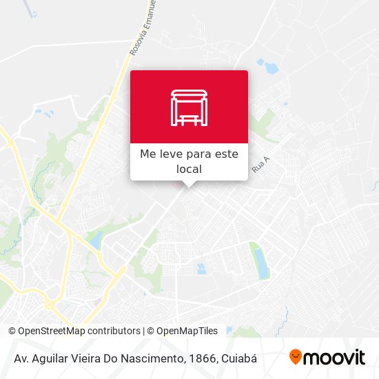 Av. Aguilar Vieira Do Nascimento, 1866 mapa