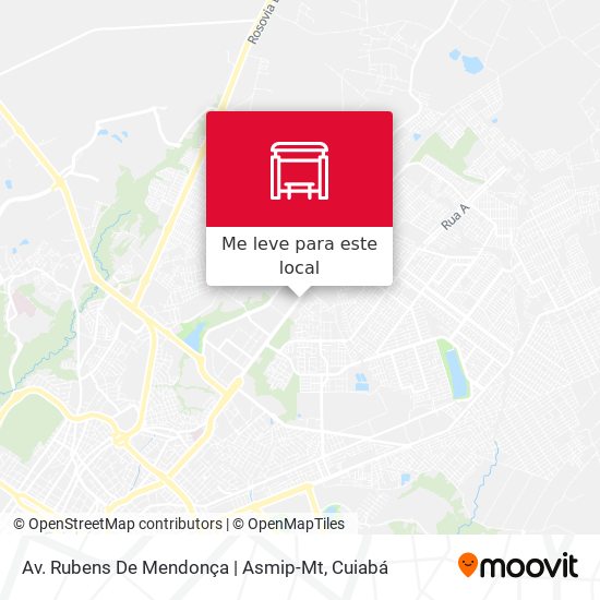 Av. Rubens De Mendonça | Asmip-Mt mapa