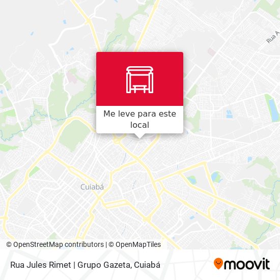Rua Jules Rimet | Grupo Gazeta mapa