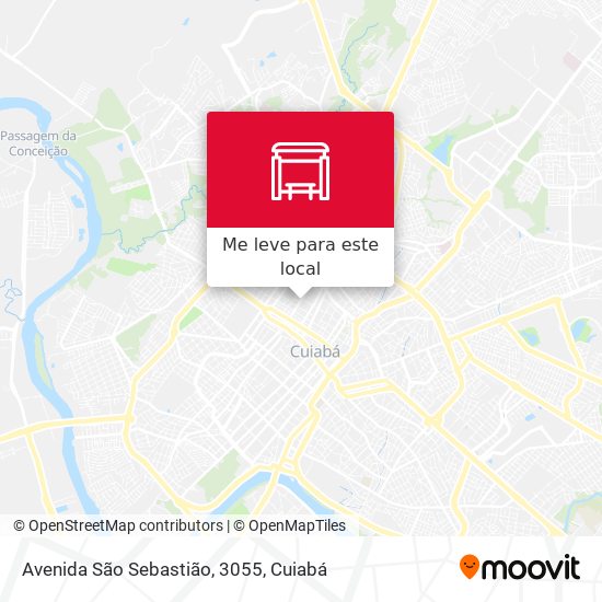 Avenida São Sebastião, 3055 mapa