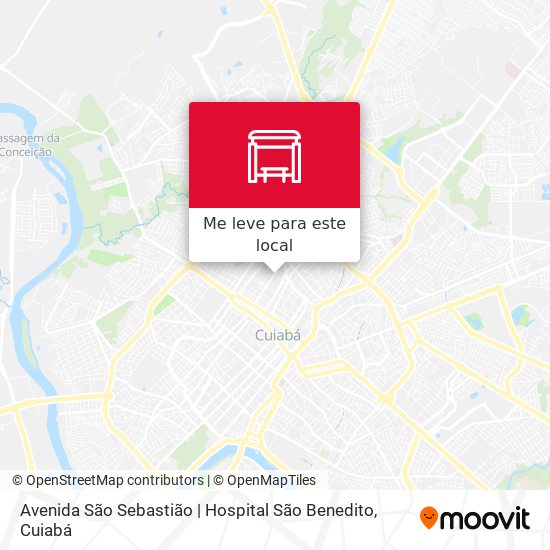 Avenida São Sebastião | Hospital São Benedito mapa