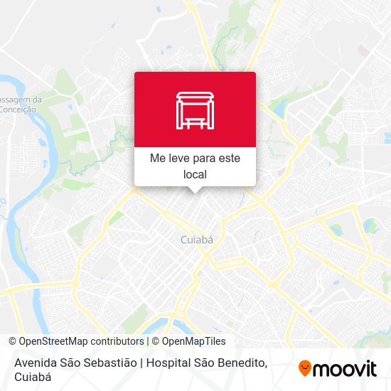 Avenida São Sebastião | Hospital São Benedito mapa