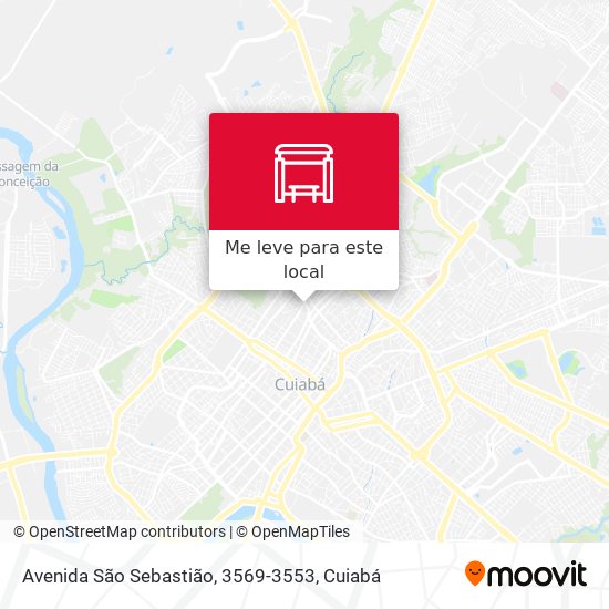 Avenida São Sebastião, 3569-3553 mapa