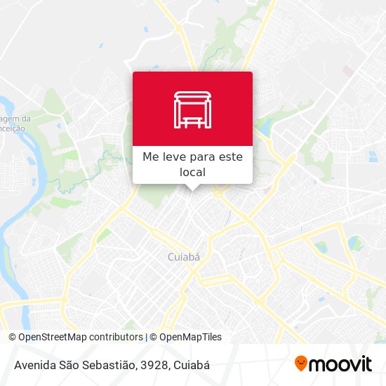 Avenida São Sebastião, 3928 mapa