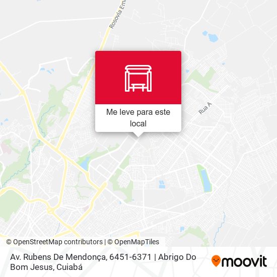 Av. Rubens De Mendonça, 6451-6371 | Abrigo Do Bom Jesus mapa