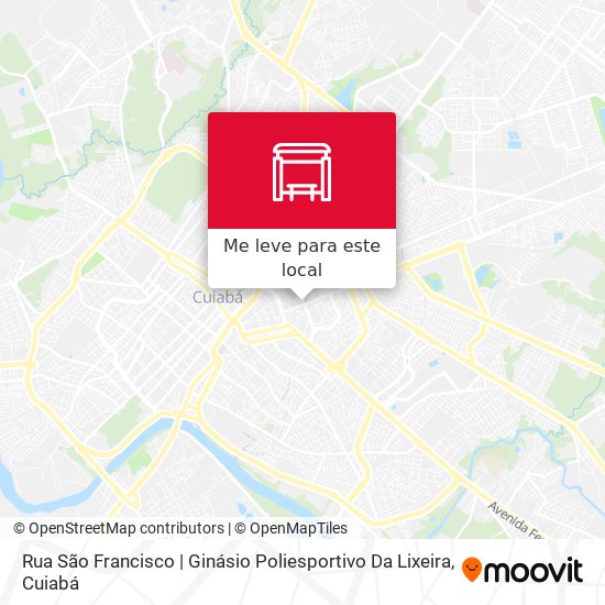 Rua São Francisco | Ginásio Poliesportivo Da Lixeira mapa