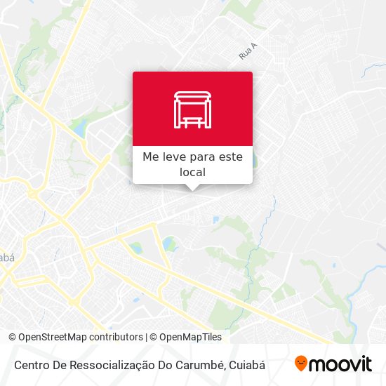 Centro De Ressocialização Do Carumbé mapa