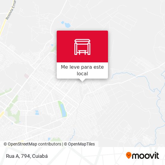 Rua A, 794 mapa