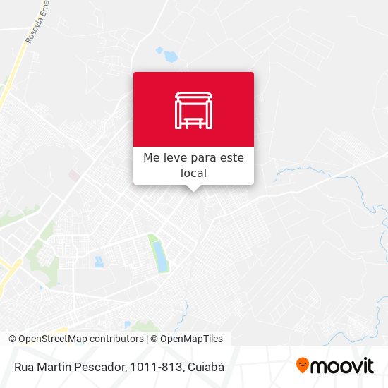 Rua Martin Pescador, 1011-813 mapa