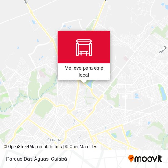Parque Das Águas mapa