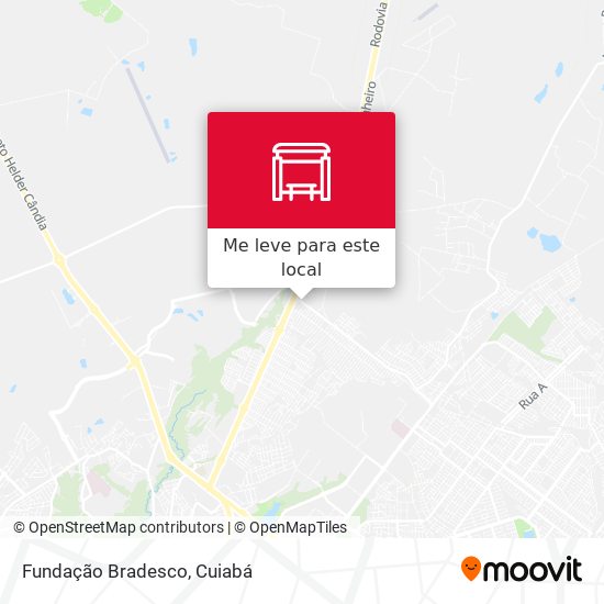 Fundação Bradesco mapa