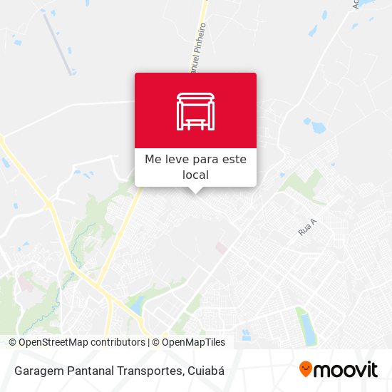 Garagem Pantanal Transportes mapa