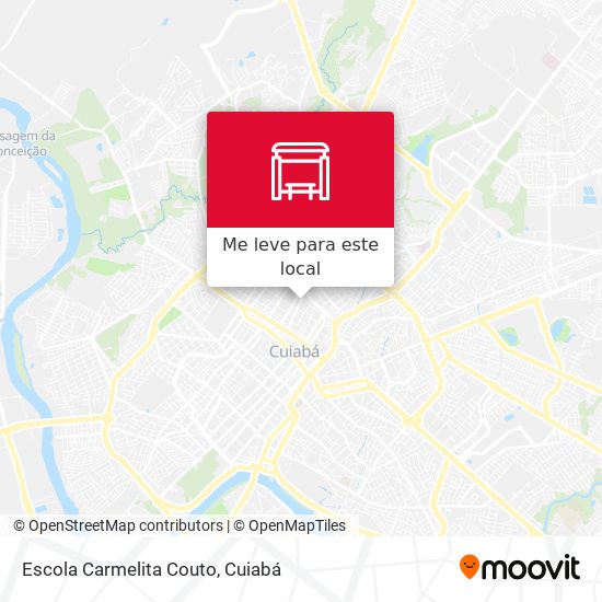 Escola Carmelita Couto mapa