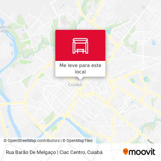 Rua Barão De Melgaço | Ciac Centro mapa