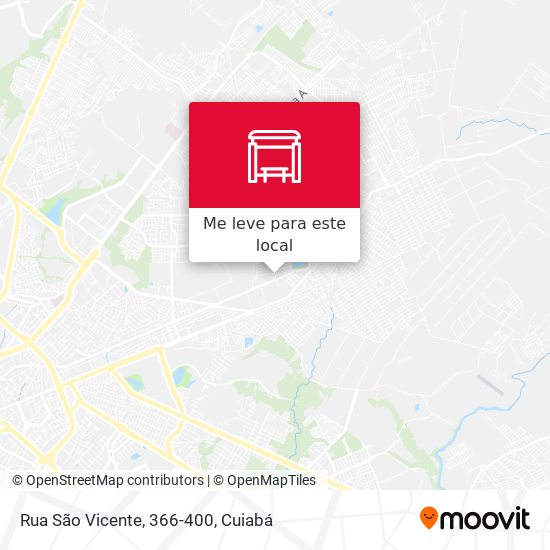 Rua São Vicente, 366-400 mapa