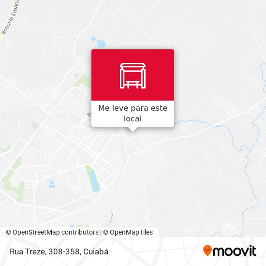 Rua Treze, 308-358 mapa