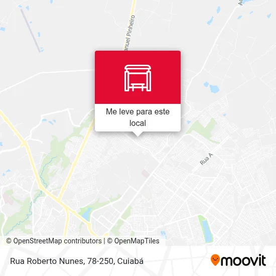 Rua Roberto Nunes, 78-250 mapa