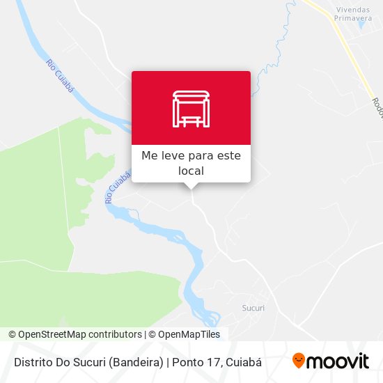 Distrito Do Sucuri (Bandeira) | Ponto 17 mapa