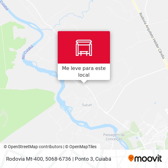 Rodovia Mt-400, 5068-6736 | Ponto 3 mapa