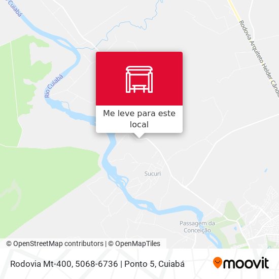 Rodovia Mt-400, 5068-6736 | Ponto 5 mapa