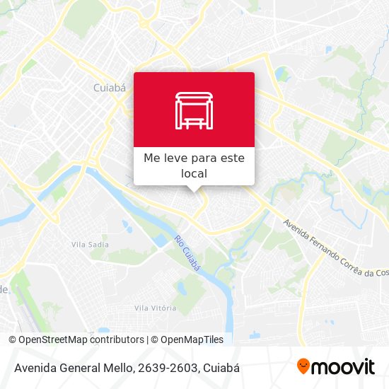Avenida General Mello, 2639-2603 mapa