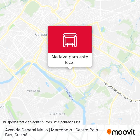 Avenida General Mello | Marcopolo - Centro Polo Bus mapa