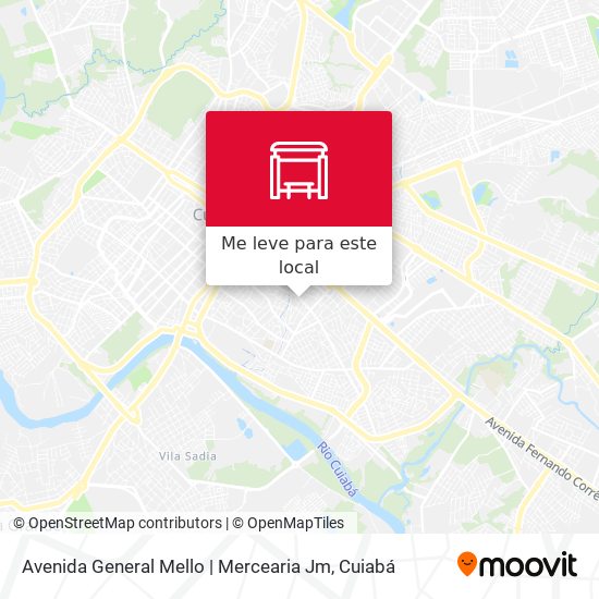 Avenida General Mello | Mercearia Jm mapa