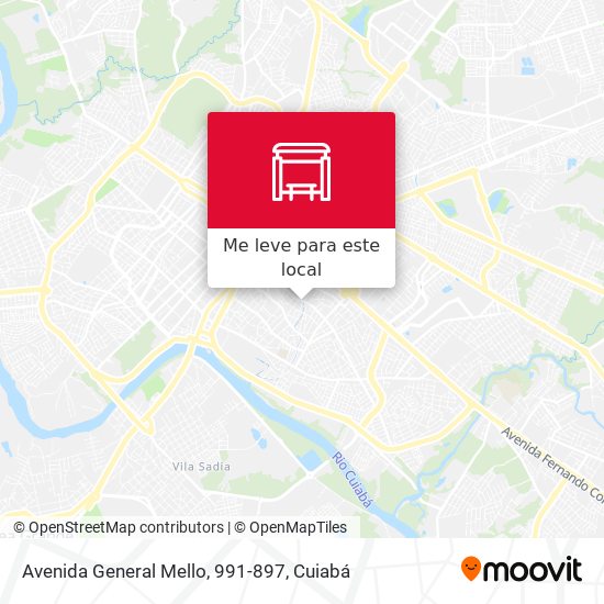 Avenida General Mello, 991-897 mapa