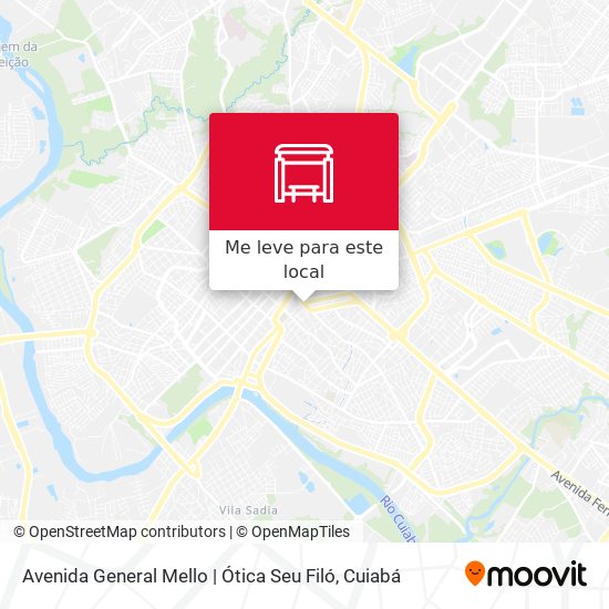 Avenida General Mello | Ótica Seu Filó mapa