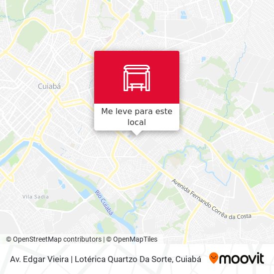 Av. Edgar Vieira | Lotérica Quartzo Da Sorte mapa