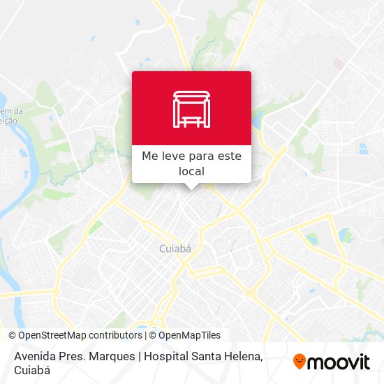 Avenida Pres. Marques | Hospital Santa Helena mapa