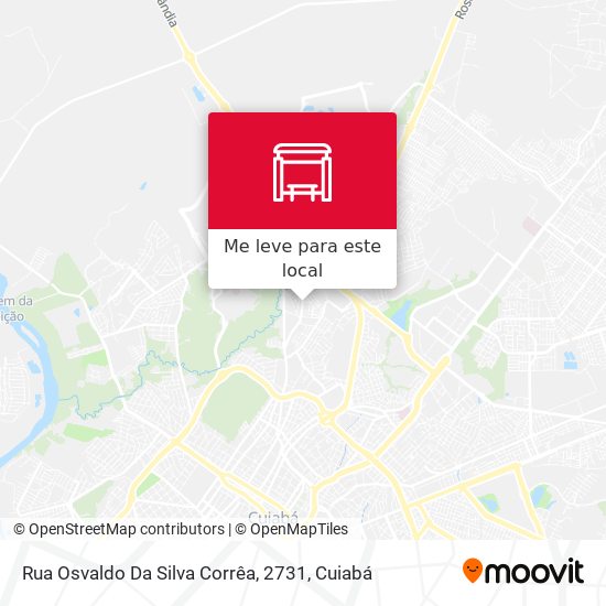 Rua Osvaldo Da Silva Corrêa, 2731 mapa