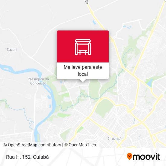 Rua H, 152 mapa