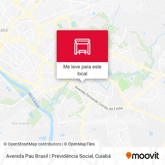Avenida Pau Brasil | Previdência Social mapa
