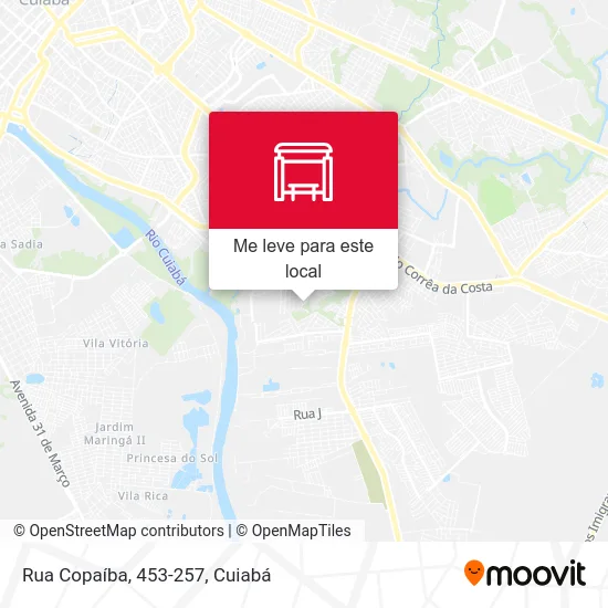 Rua Copaíba, 453-257 mapa