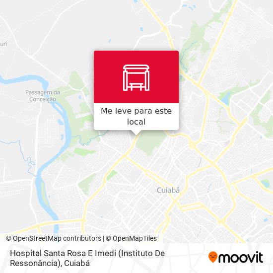 Hospital Santa Rosa E Imedi (Instituto De Ressonância) mapa