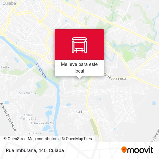 Rua Imburana, 440 mapa