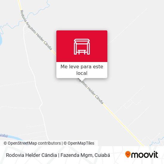 Rodovia Helder Cândia | Fazenda Mgm mapa