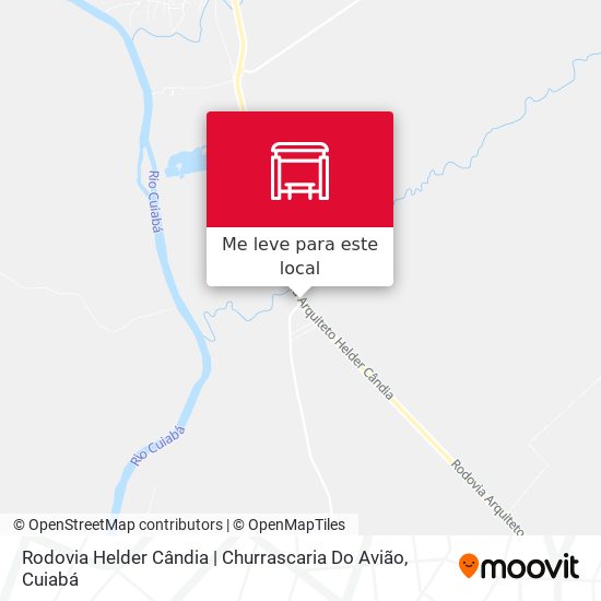 Rodovia Helder Cândia | Churrascaria Do Avião mapa