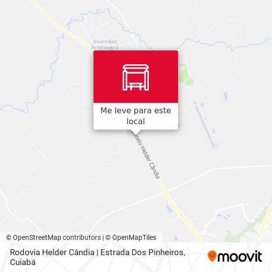 Rodovia Helder Cândia | Estrada Dos Pinheiros mapa