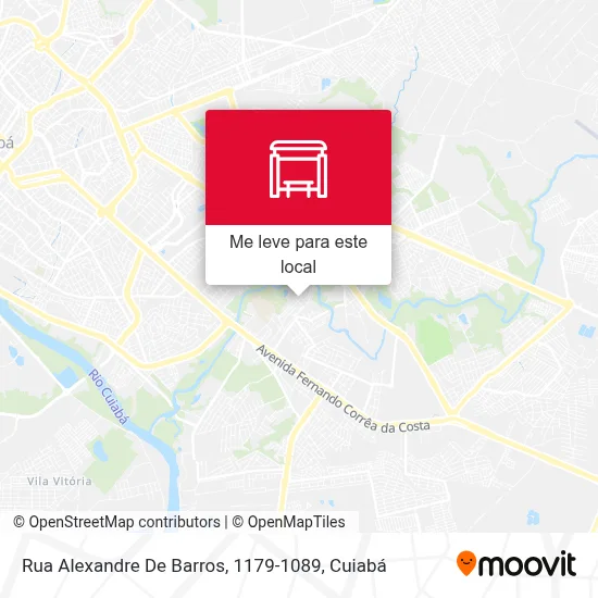 Rua Alexandre De Barros, 1179-1089 mapa