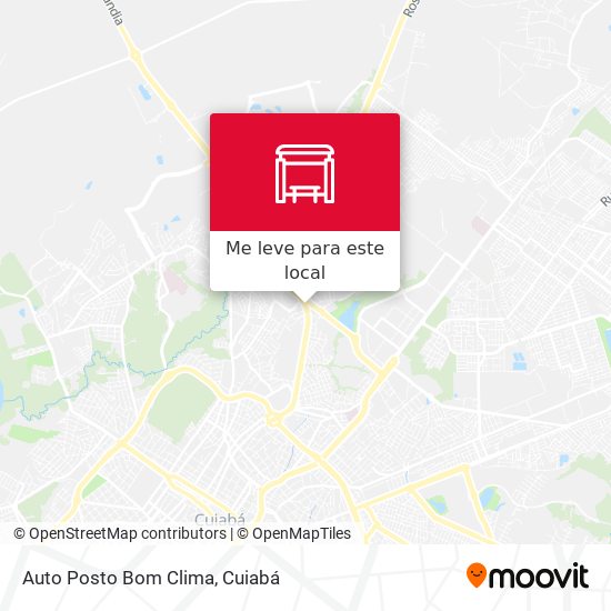 Auto Posto Bom Clima mapa