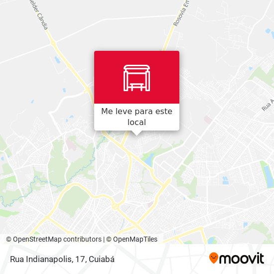 Rua Indianapolis, 17 mapa