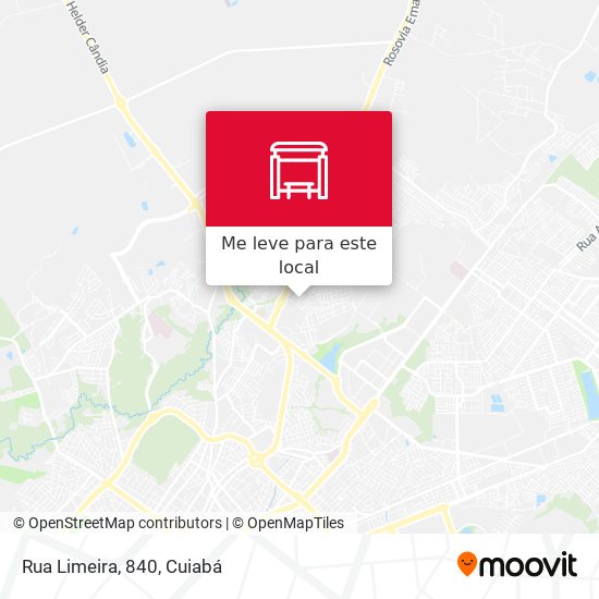 Rua Limeira, 840 mapa