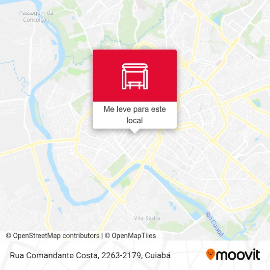 Rua Comandante Costa, 2263-2179 mapa