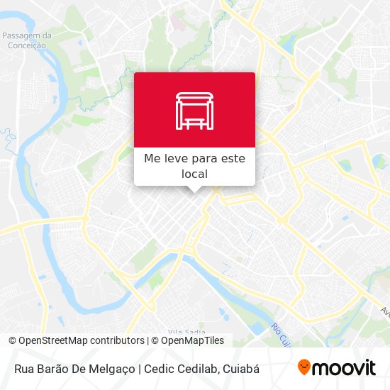 Rua Barão De Melgaço | Cedic Cedilab mapa