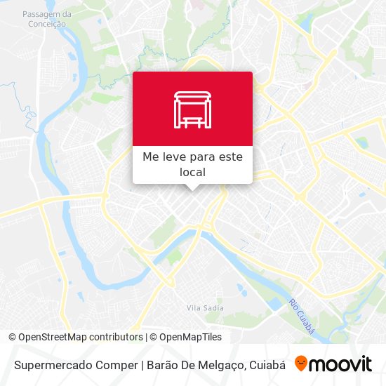 Supermercado Comper | Barão De Melgaço mapa