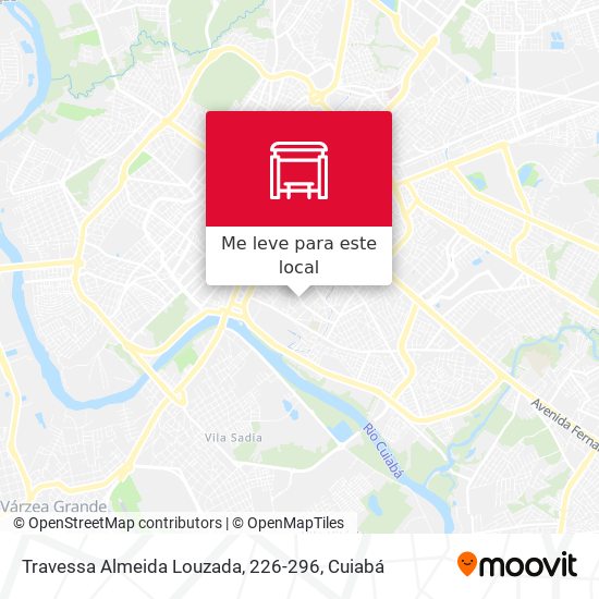 Travessa Almeida Louzada, 226-296 mapa