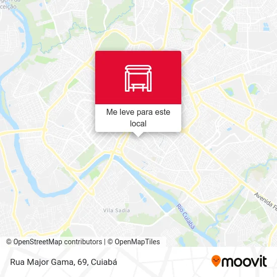 Rua Major Gama, 69 mapa